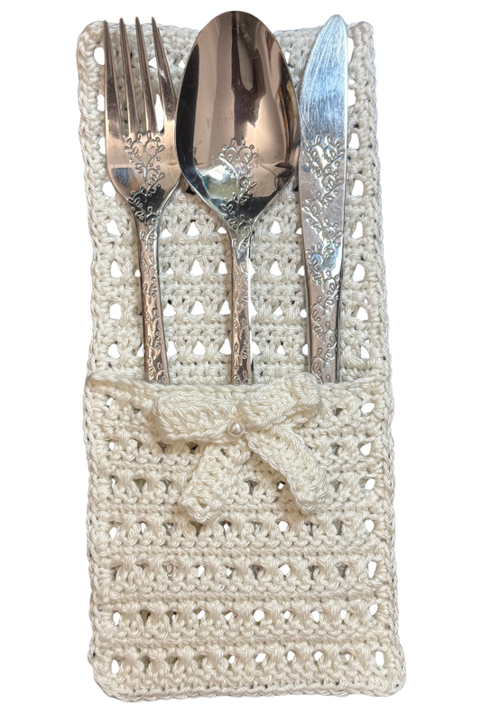 Suporte de Talheres White Christmas